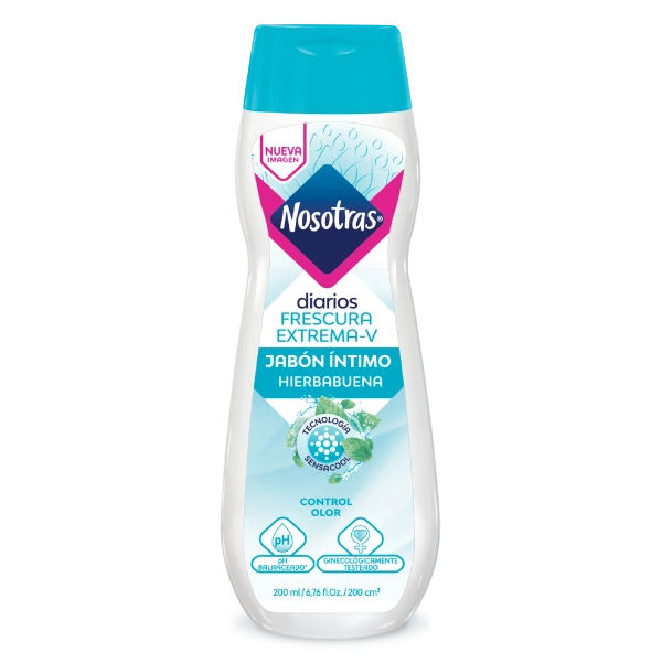 Nosotras Jabón Íntimo Frescura Extrema-V HierbaBuenas – 200 ml