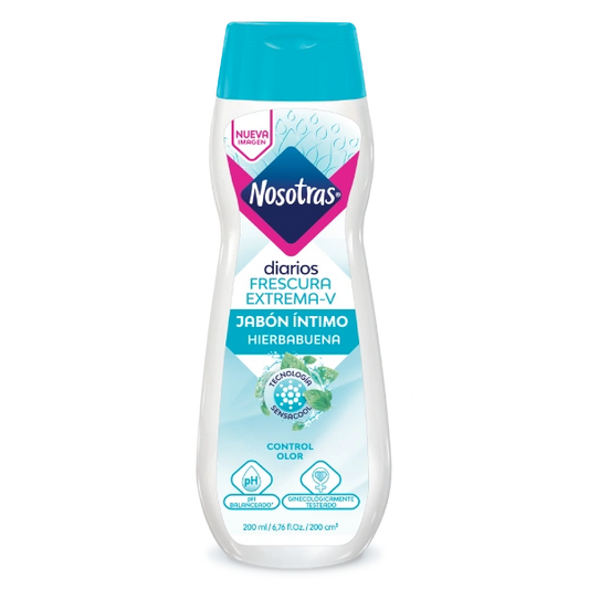 Nosotras Jabón Íntimo Frescura Extrema-V HierbaBuenas – 200 ml